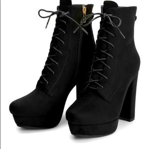 Black boot heels